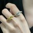 BVLGARI 2024 SS 불가리 스틸 캐릭터 럭셔리 패션 여성 반지 커스텀급