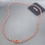 MIUMIU 2024 SS 미우미우 스트라이프 진주 럭셔리 패션 여성 목걸이 커스텀급