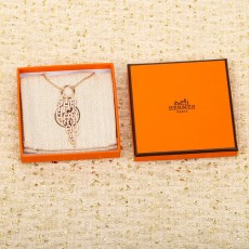HERMES 2024 SS 에르메스 체인 다이아 럭셔리 패션 여성 목걸이 커스텀급