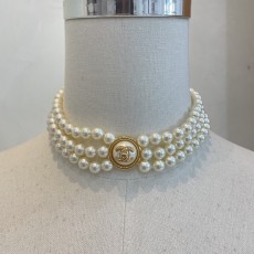 CHANEL 2024 SS 샤넬 CC로고 진주 럭셔리 패션 여성 목걸이 커스텀급