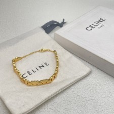 CÉLINE 2024 SS 셀린느 캐릭터 로고 럭셔리 패션 여성 팔찌 커스텀급