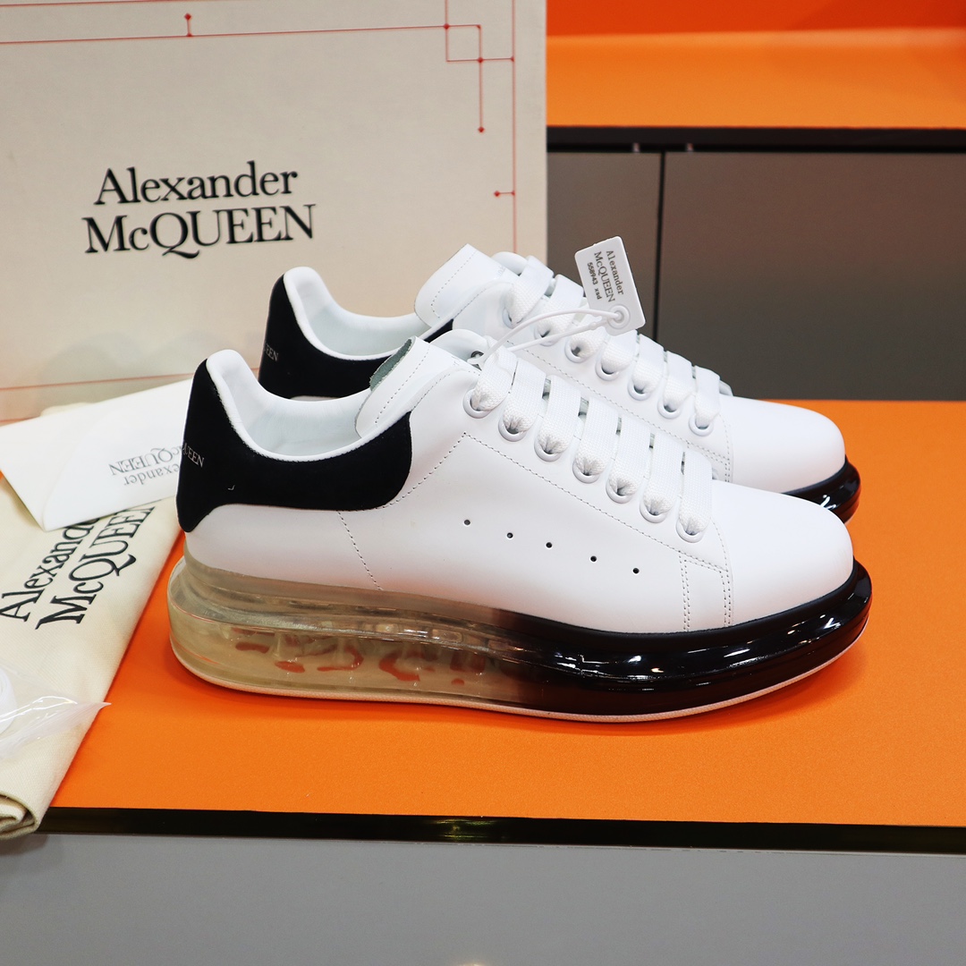 ALEXANDER MCQUEEN 2024 SS 알렉산더 맥퀸 오버솔 업뎃 블랙 커플 슈즈 커스텀급