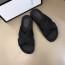 GUCCI 2024 SS 구찌 쟈가드 GG로고 블랙 남성 슬리퍼 커스텀급