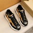 BURBERRY 2024 SS 버버리 체크 자수로고 베이지 블랙텝 남성 스니커즈 커스텀급