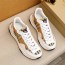 BURBERRY 2024 SS 버버리 체크 자수로고 베이지 화이트텝 남성 스니커즈 커스텀급