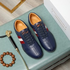 BALLY 2024 SS 발리 캐릭터 레드삼선 네이비 남성 스니커즈 커스텀급