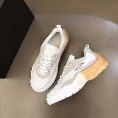 VALENTINO 2024 SS 발렌티노 그레이화이트 투톤 오렌지텝 남성 스니커즈 커스텀급