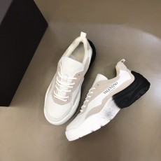 VALENTINO 2024 SS 발렌티노 그레이화이트 투톤 블랙텝 남성 스니커즈 커스텀급