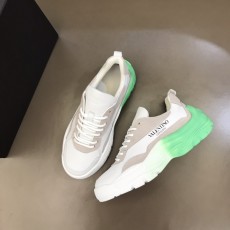 VALENTINO 2024 SS 발렌티노 그레이화이트 투톤 그린텝 남성 스니커즈 커스텀급