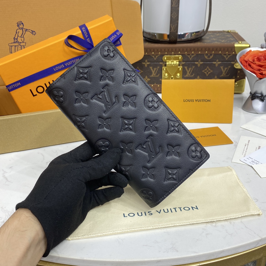 LOUIS VUITTON 2024 SS 루이비통 앙프렝뜨 블랙 브라짜 월릿 M62900 남성 장지갑 커스텀급