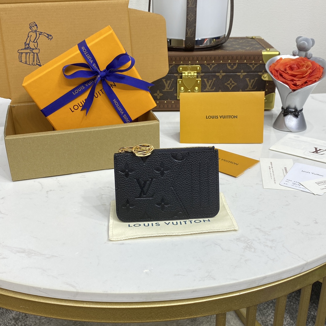 LOUIS VUITTON 2024 SS 루이비통 앙프렝뜨 블랙 로미 카드 홀더 M81883 남여공용 카드지갑 커스텀급