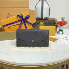 LOUIS VUITTON 2024 SS 루이비통 앙프렝뜨 블랙 사라 월릿 M61182 여성 장지갑 커스텀급