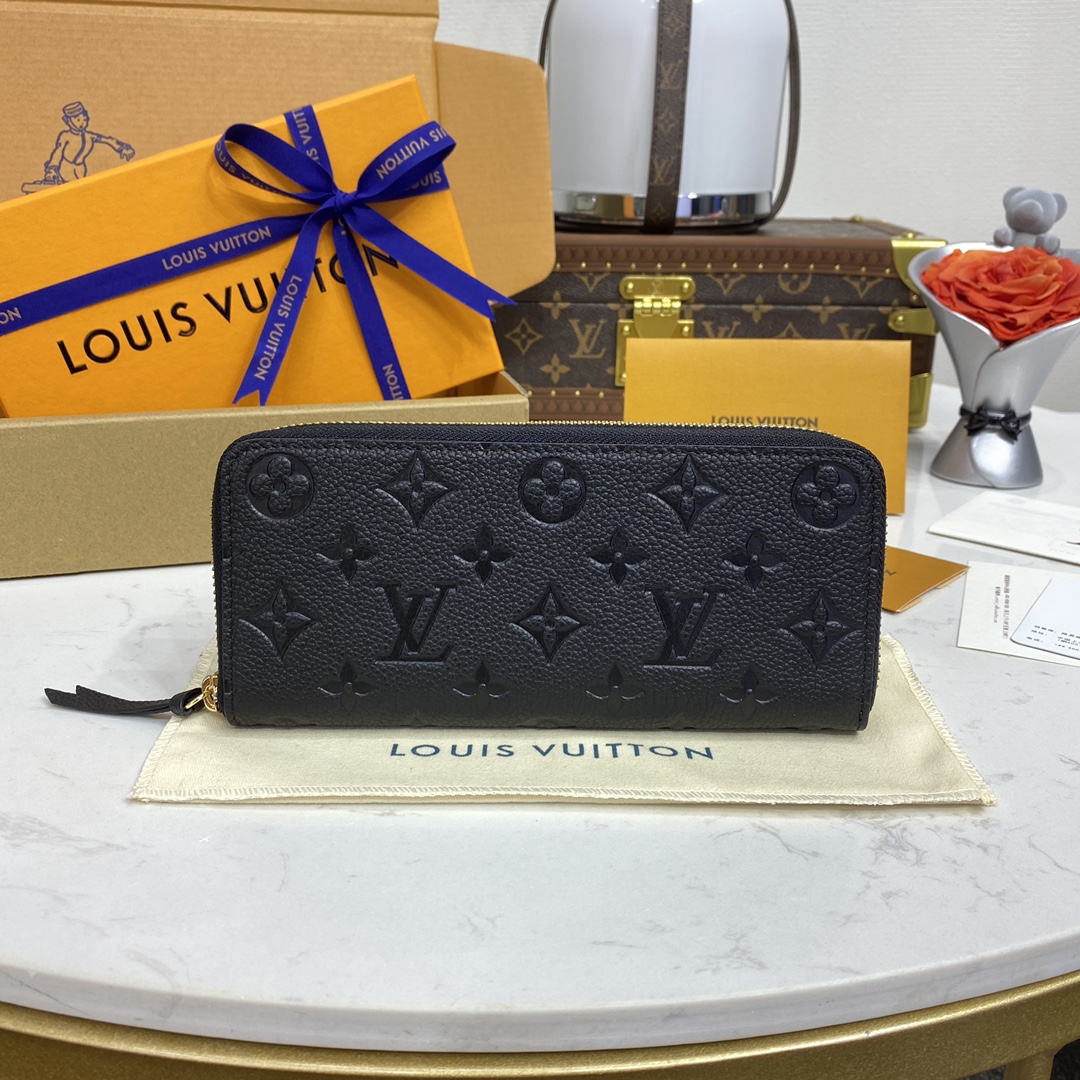 LOUIS VUITTON 2024 SS 루이비통 앙프렝뜨 블랙 클레망스 월릿 M60171 여성 장지갑 커스텀급