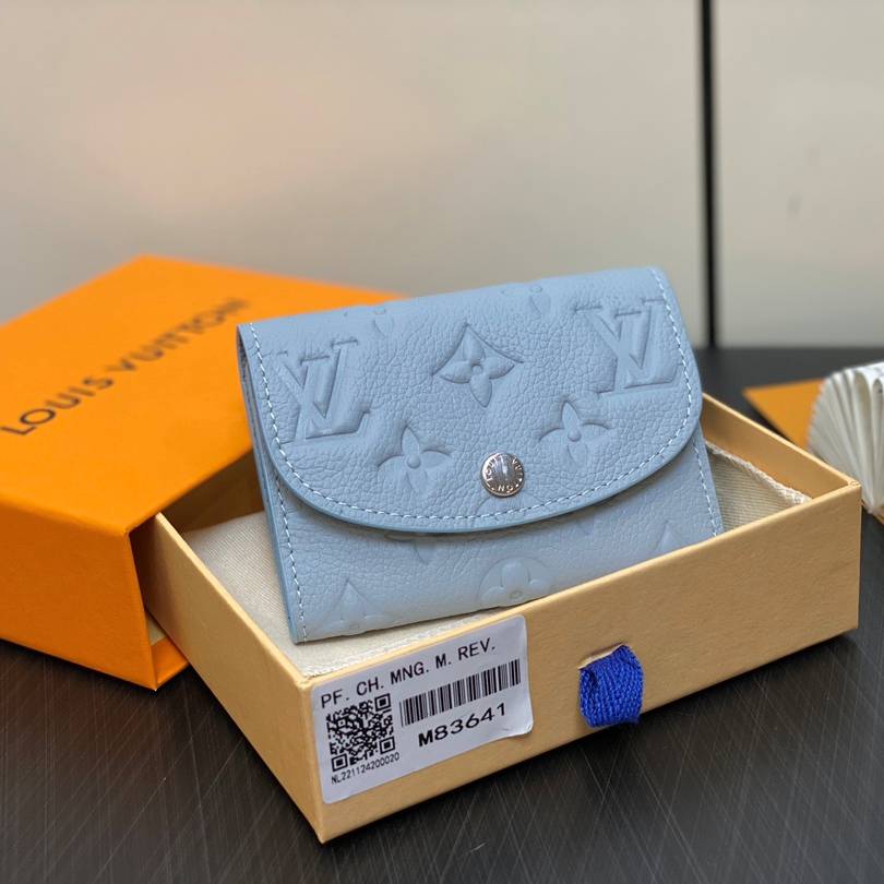 LOUIS VUITTON 2024 SS 루이비통 앙프렝뜨 민트 로잘리 코인 퍼스 M83641 여성 동전지갑 커스텀급