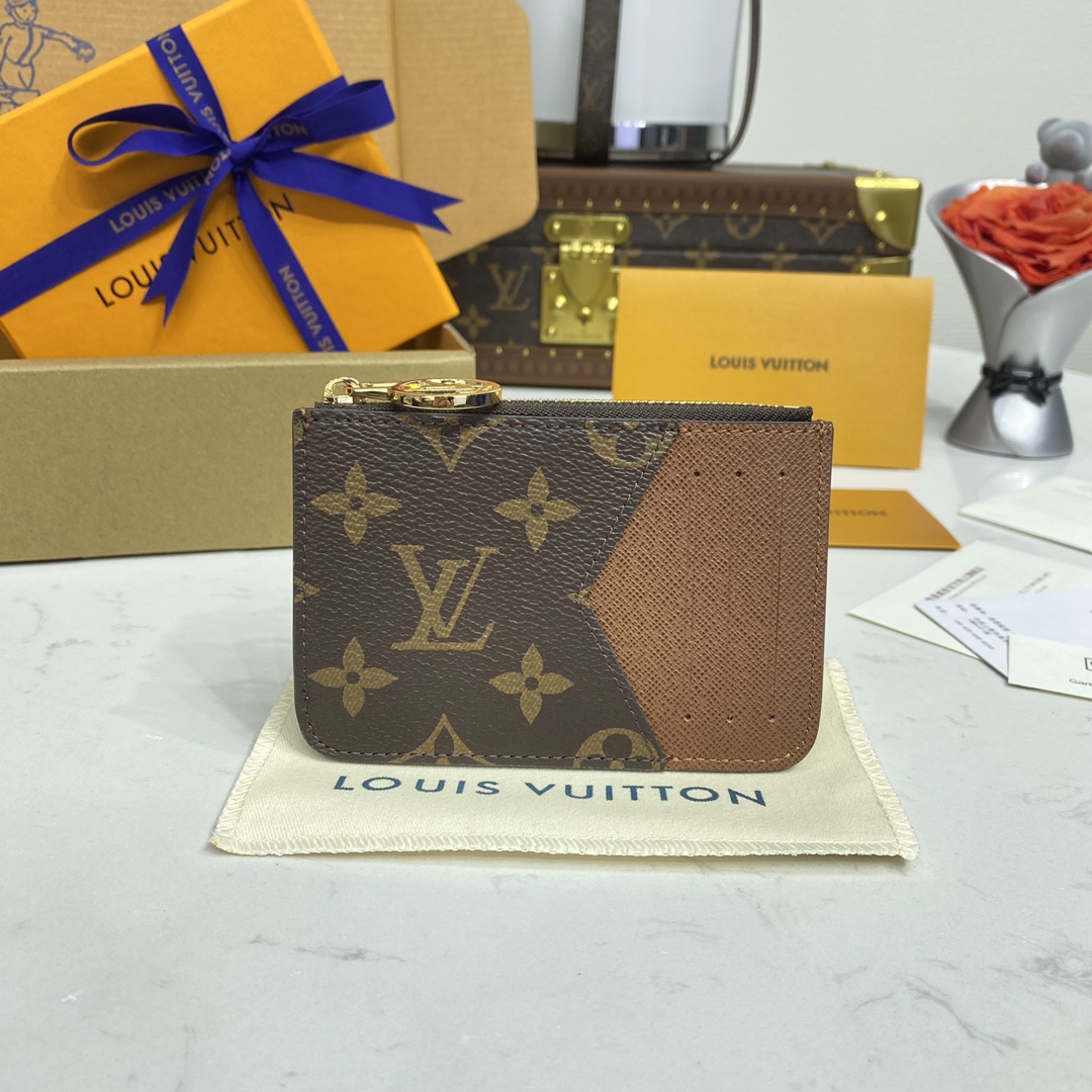 LOUIS VUITTON 2024 SS 루이비통 모노그램 로미 카드 홀더 M81880 여성 카드지갑 커스텀급