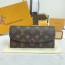 LOUIS VUITTON 2024 SS 루이비통 모노그램 버건디 에밀리 월릿 M60697 여성 장지갑 커스텀급
