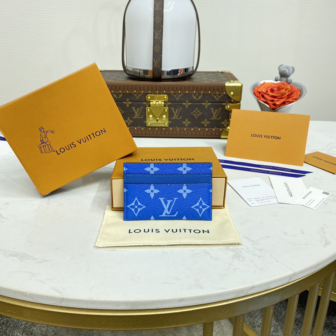 LOUIS VUITTON 2024 SS 루이비통 포르트 카르트 더블 카드 홀더 M31051 남성 카드지갑 커스텀급