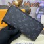 LOUIS VUITTON 2024 SS 루이비통 모노그램 블랙 지피 오거나이저 월릿 M11611 남여공용 지퍼돌이 장지갑 커스텀급