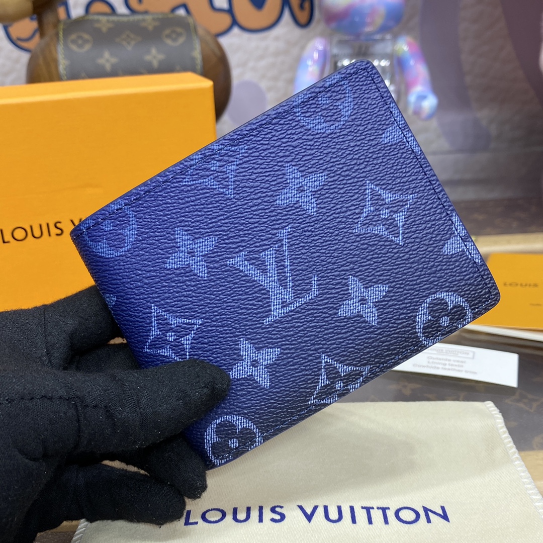 LOUIS VUITTON 2024 SS 루이비통 모노그램 멀티플 월릿 M11548 남여공용 반지갑 커스텀급