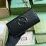 GUCCI 2024 SS 구찌 블론디 블랙 GG 여성 장지갑 761302 커스텀급