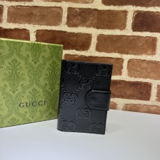 GUCCI 2024 SS 구찌 인터로킹 블랙 남여공용 여권지갑 724562 커스텀급