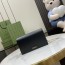 GUCCI 2024 SS 구찌 스크립트 블랙 체인 여성 파우치 장지갑 772643 커스텀급
