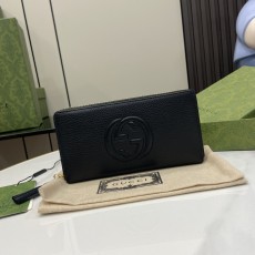 GUCCI 2024 SS 구찌 소호 G 인더로킹 지퍼 여성 장지갑 308004 커스텀급