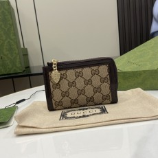 GUCCI 2024 SS 구찌 쟈가드 루체 에보니 캔버스 지퍼 여성 중지갑 790037 커스텀급