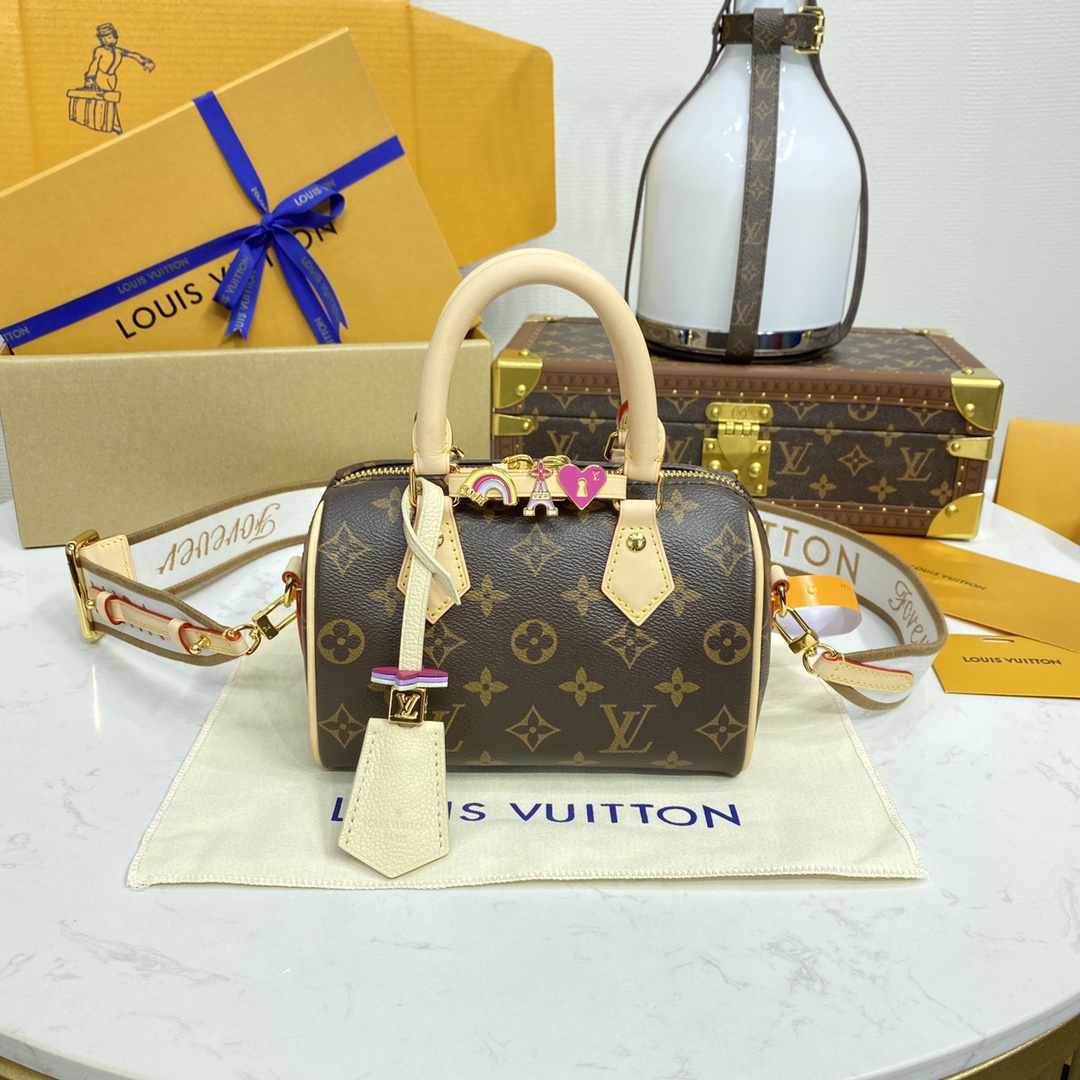 LOUIS VUITTON 2024 SS 루이비통 모노그램 스피디 18 M24605 여성 가방 커스텀급
