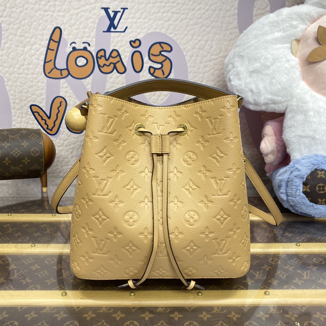 LOUIS VUITTON 2024 SS 루이비통 앙프렝뜨 네오 노에 버킷백 베이지 M45256여성 가방 커스텀급