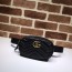 GUCCI 2024 SS 구찌 GG 마몬트 마틀라세 벨트백 블랙 476434 여성 가방 커스텀급