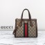 GUCCI 2024 SS 구찌 오피디아 브라운 GG 스몰 토트백 547551 여성 가방 커스텀급