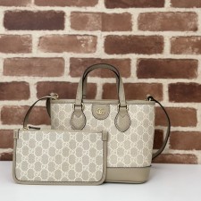 GUCCI 2024 SS 구찌 쟈가드 베이지 오피디아 미니 토트백 811716 여성 가방 커스텀급