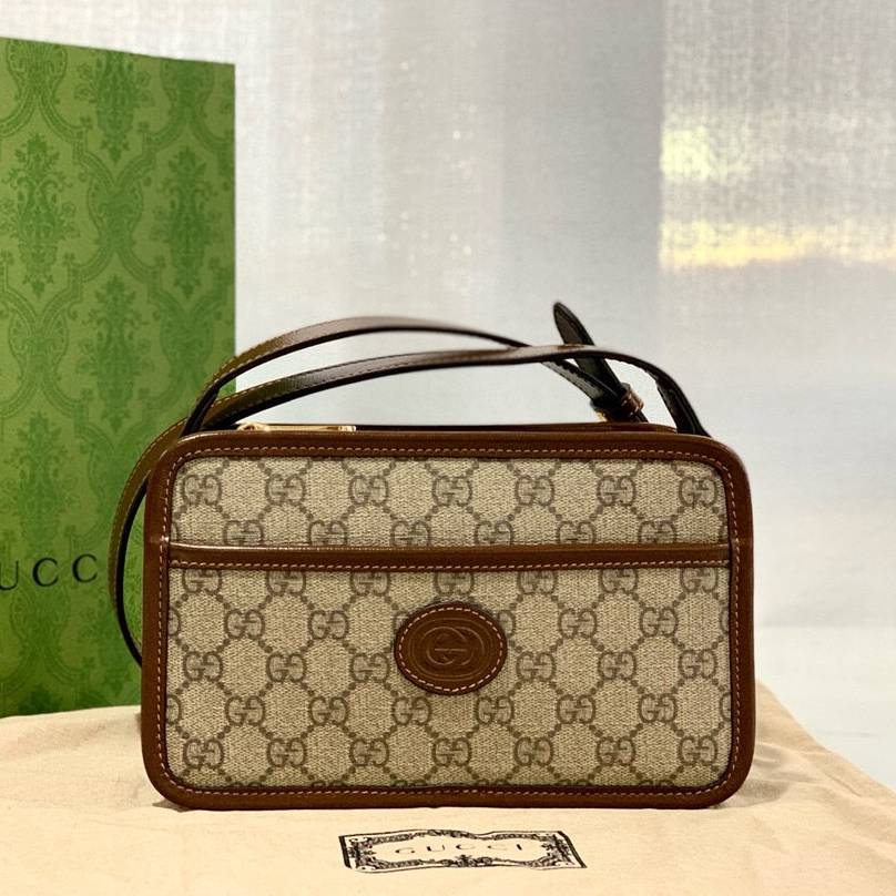 GUCCI 2024 SS 구찌 인터로킹 G 미니백 베이지 658572 여성 가방 커스텀급