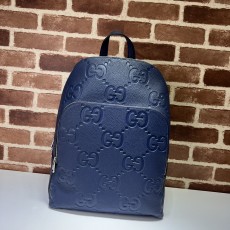 GUCCI 2024 SS 구찌 시마라인 점보 GG 백팩 네이비 766932 남성 가방 커스텀급