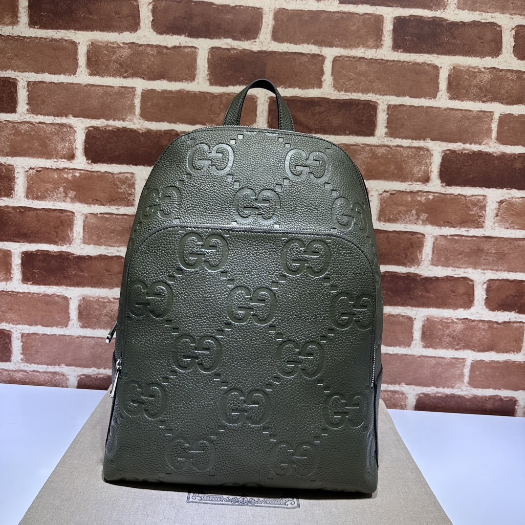 GUCCI 2024 SS 구찌 시마라인 점보 GG 백팩 딥그린 766932 남성 가방 커스텀급