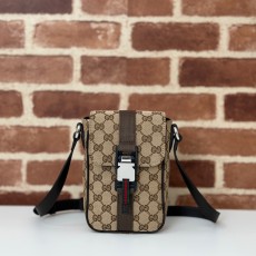 GUCCI 2024 SS 구찌 GG 미니 메신저 크로스백 802099 남성 가방 커스텀급