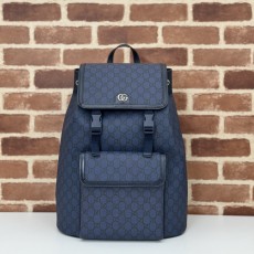 GUCCI 2024 SS 구찌 GG 오피디아 라지 백팩 네이비 792104 남성 가방 커스텀급