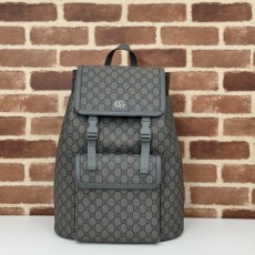 GUCCI 2024 SS 구찌 GG 오피디아 라지 백팩 그레이 792104 남성 가방 커스텀급