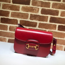GUCCI 2024 SS 구찌 홀스빗 1955 스몰 숄더백 레드 602204 여성 가방 커스텀급