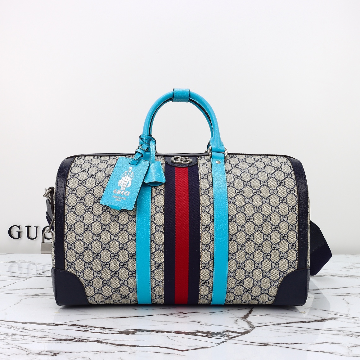 GUCCI 2024 SS 구찌 사보이 GG 스몰 더플백 724642 여성 가방 커스텀급