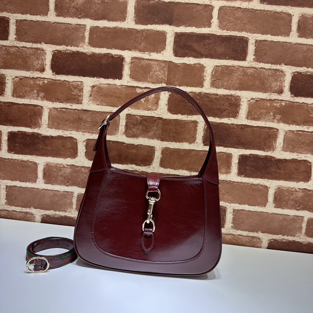 GUCCI 2024 SS 구찌 1961 스몰 숄더백 버건디 782849 여성 가방 커스텀급