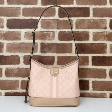 GUCCI 2024 SS 구찌 GG 오피디아 스몰 숄더백 핑크 781402 여성 가방 커스텀급