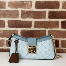 GUCCI 2024 SS 구찌 패드락 스몰 숄더백 민트 811705 여성 가방 커스텀급