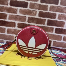 GUCCI 2024 SS 구찌 아디다스 콜라보 오피디아 숄더백 레드 702626 여성 가방 커스텀급