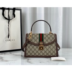 GUCCI 2024 SS 구찌 오피디아 웹 스몰 탑 핸들백 651055 여성 가방 커스텀급