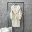 MAXMARA 2024 SS 막스마라 알파카퍼 고트 캐시미어 아이보리 여성 롱코트 커스텀급