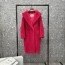 MAXMARA 2024 SS 막스마라 알파카퍼 고트 캐시미어 레드 여성 롱코트 커스텀급