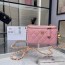 CHANEL 2024 SS 샤넬 체인 램스킨 골드볼 베니티백 핑크 AP2303 여성 가방 커스텀급
