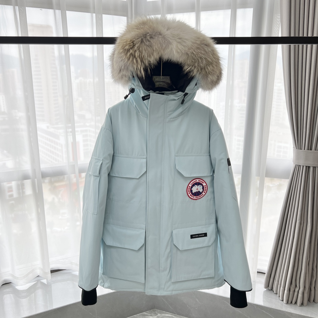 CANADA GOOSE 2024 SS 캐나다구스 코요테퍼 익스페디션 민트 여성 롱패딩 커스텀급
